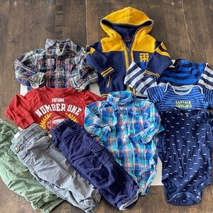 BABY Clothing Bundle (10 items) Vest Pants Onesie Long Sleeve